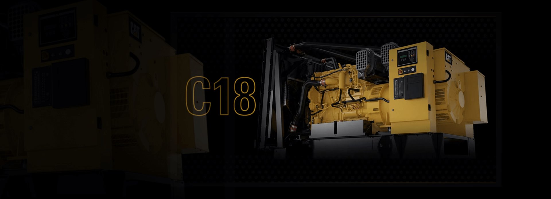 Diesel Genset C18 High Efficiency, Low Fuel Consumption